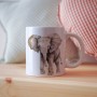 Savannah Baby Elephant - kubek z nadrukiem słonik