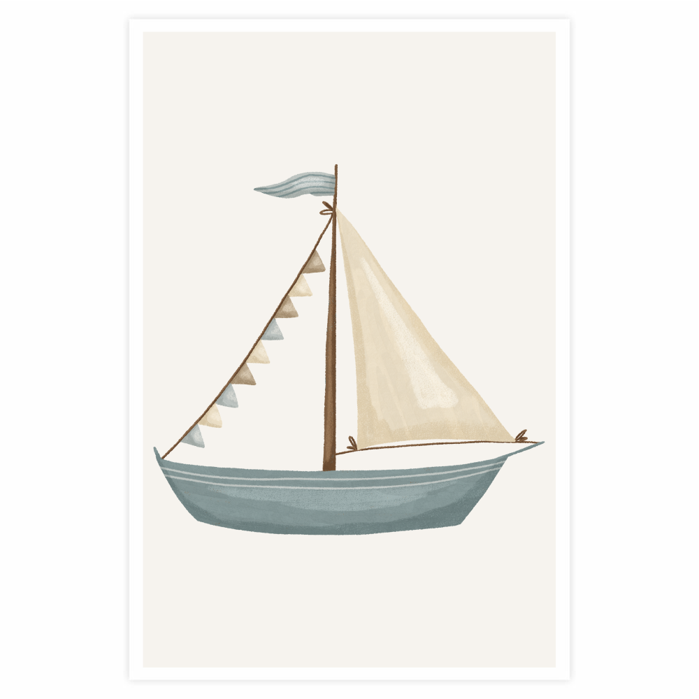 Sea Voyage - marynistyczny plakat do pokoju dziecka Nr15
