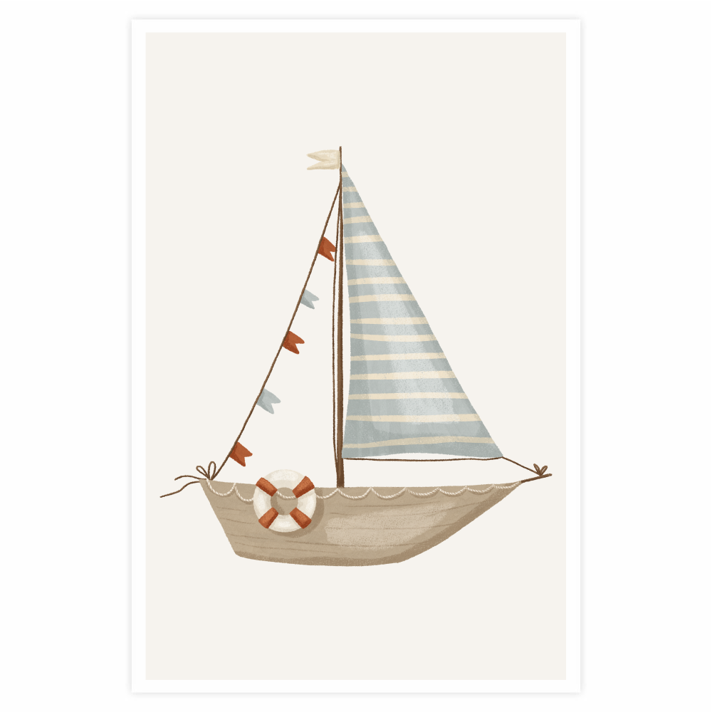 Sea Voyage - marynistyczny plakat do pokoju dziecka Nr17